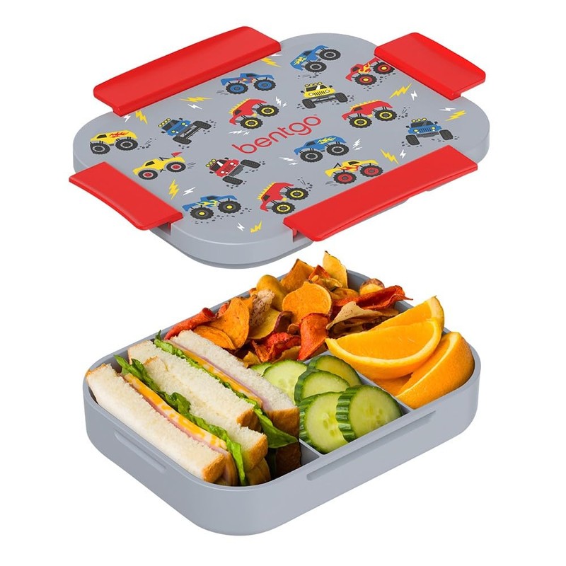 Bentgo Kids Snap and Go Lunch Box - Trucks