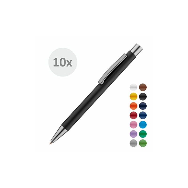 #teamludorf Omega Metal Ballpoint Pen with Rubberised Surface - Pen