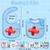 BWkoss 10Pcs Waterproof Baby Bibs Unisex Newborn Babies Food Bibs