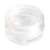 3mL CLEAR THICK WALL Empty SMALL PLASTIC SIFTER JAR for