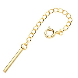 Cream Dot Necklace, Women's, Popular, Metal Allergy, Nickel-free, 18k Coating, 5 Types, Adjuster Chain, Length Adjustment, Extendable, Long Chain, Single Grain Bijou, Cubic Zirconia