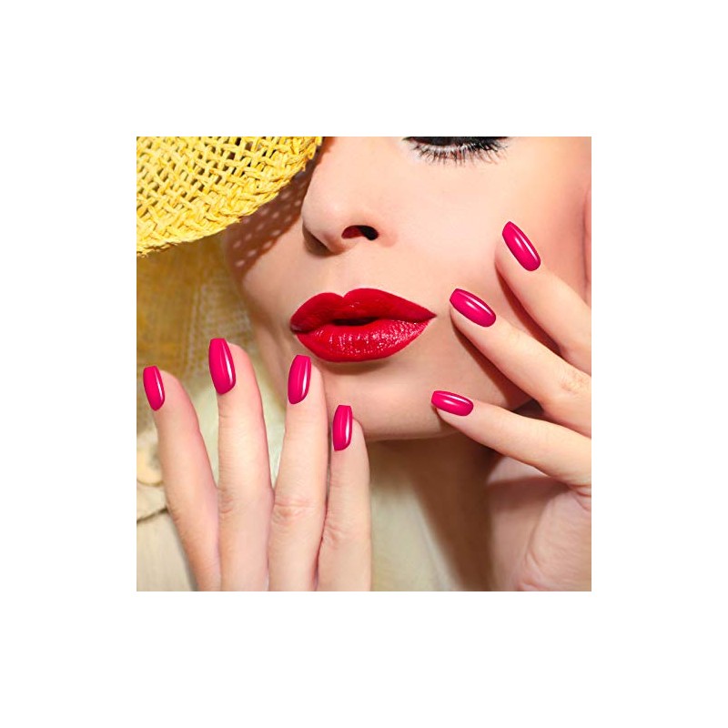 720 piezas 30 juegos de uñas postizas cuadradas medianas, uñas