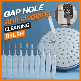 HOMEZO Shower Head Cleaning Brush Small Hole Shower Head Cleaner Brush Anti-Clogging Shower Nozzle Cleaning Brush, Shower Head Cleaning Brushes Thin Multifunctional Small Cleaning Pick for Gap Hole