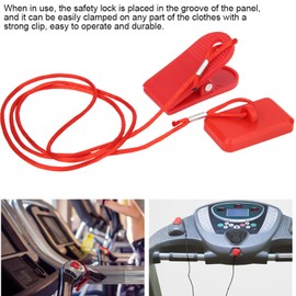 Running Machine Safety Key, Universal Running Machine Magnet Safety Switch Rectangle Clip Replacement for Most Treadmills