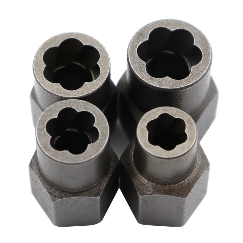 Ieron 14 PCS Bolt Extractor Set Locking Wheel Nut Removal