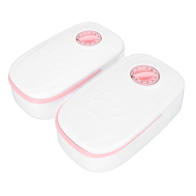 2 Meal Automatic Pet Feeder Large Capacity Smart Timed Dry