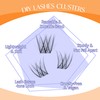 THINKSHOW DIY False Lashes 168pcs Lash Extension Lash Clusters Eyelash