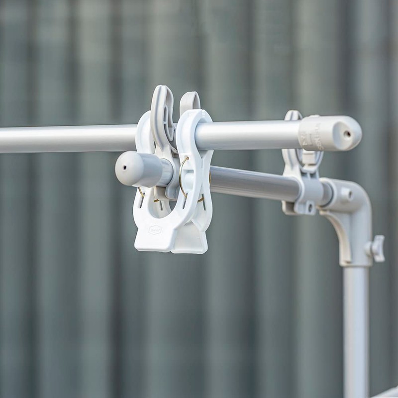 Rod Stop, White, 4 Piece