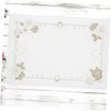 DOITOOL 1 Sheet Transparent Cutting Mat for Crafts Reusable Self