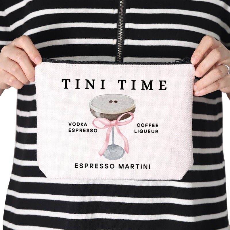 TSOTMO Espresso Martini Makeup Bag - Tini Time Gift -