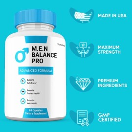 MEN Balance pro M.E.N Balance Pro Supplemement, Max Strength, MEN BalancePro Capsules (1 Pack)