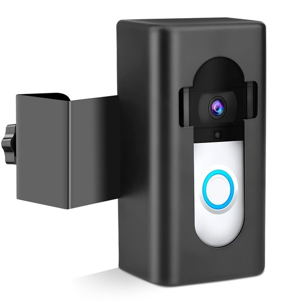 Felenny Anti- Theft Video Doorbell Mount Video Doorbell Holder Mounting Bracket Video Doorbell Holder Compatible with Video Doorbell 1/2/ 3/3 Plus/ 4/ Pro/Pro 2（Door Thickness of 0.59-2.36")