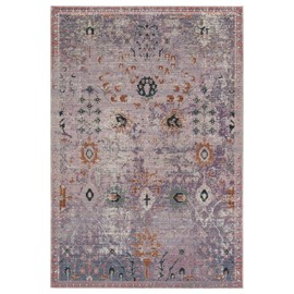 Jaipur Living Indoor Outdoor 2x4 Area Rug, Vintage, Purple/Gold