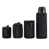 Topiky Pack of 4 Lens Bag Protective Case Shockproof Storage