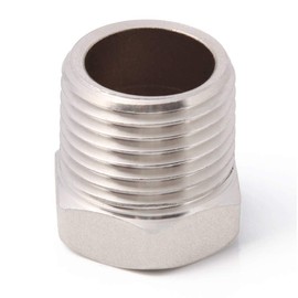 Metaland Stainless Reducer Bushing NPT 3/4" Male to 1/2" Female Reducing Hex Pipe Fitting