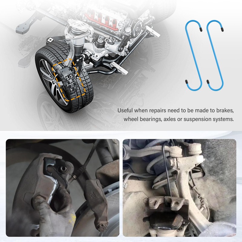 Stacool 2PCS Brake Caliper Hangers,Brake Caliper Tool/Brake Caliper Compression Tool