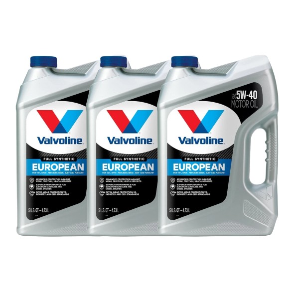 Valvoline 15 Quarts European Vehicle Full Synthetic SAE 5W-40 Motor