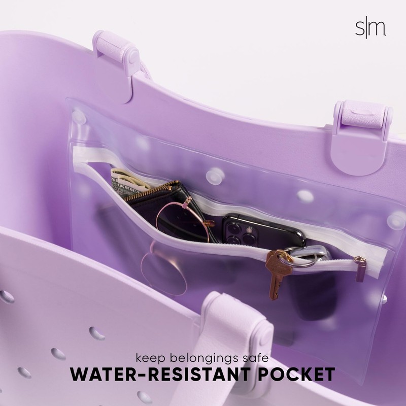 Simple Modern Beach Bag Rubber Tote | Waterproof Extra-Large Tote