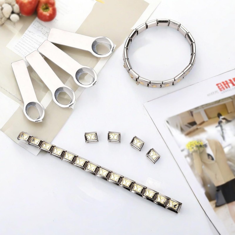 4 Pcs Nomination Charm Tools, Italian Charm Bracelet Chain Link