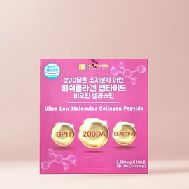Golden Herb 200 Dalton Fish Collagen Fish Peptide Low Molecule 180 Packets 1 Box / 골든허브 200달톤 피쉬 콜라겐 어류 펩타이드 저분자 180포 1박스