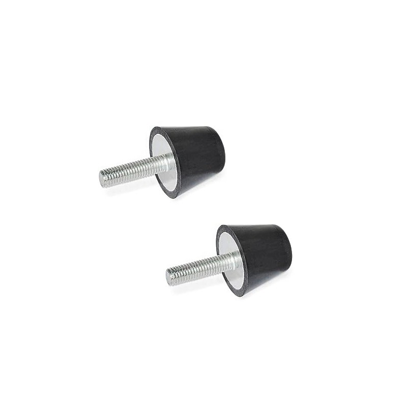 Ganter Normelemente GN 253-32-M8-30-55 Stop Buffer with Screw Black Thread