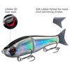 Bassdash SwimShad Glide Baits Jointed Swimbait Bass Pike Salmon Trout