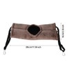 Small Pet Velvet Tunnel Nest Warm Hammock for Hamster Guinea