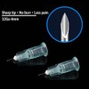 Aguja Luer Lock desechable 32Ga 4 mm, paquete de 100