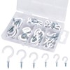 Kissral 70 Piece Screw Hooks Hook Screws Assortment Ceiling Hook