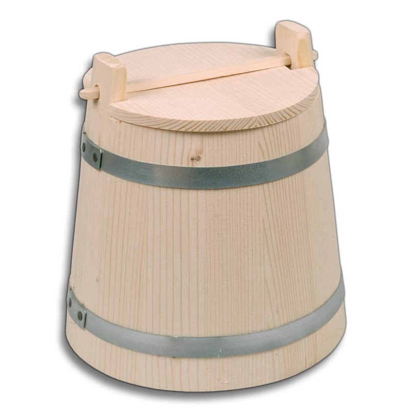 Hofmeister Holzwaren, cucumber pot, cucumber pot with lid, 2 liter,