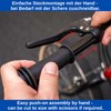 Bicycle Grips Set, 1 Pair Left Right in Black, for