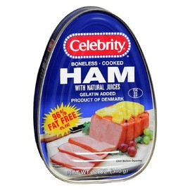 Celebrity Gelatin Added Boneless Ham 12 oz (6 Pack)