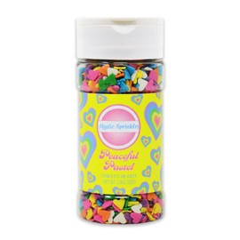 Mystic Sprinkles Spring Sprinkle Mixes (Peaceful Pastel Confetti Hearts 2.9 oz)