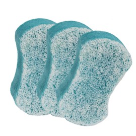 Spongeables Exfoliating Body Wash In A Sponge, Sea Salt, Contains Avocado Oil and Vitamin E, Cleanse, Exfoliate and Moisturize, 3.5 Ounce (Pack of 3)
