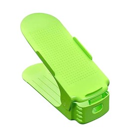 TV Direct Shoe Double Decker Space-Saving Storage Ideal for Small Spaces - Green - 2 Pack