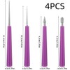 Jewelry File 4 Piece Bead Reamer Set Natural Stone Beads