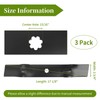 Bularie GY20852 Mower Blades Fit for John Dee re 48"