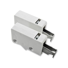 2 x Mprofi MT® (1 pair) cabinet hanger, wall cabinet, mounting, wall rail, cabinet holder for screw-adjustable, white-NE/1