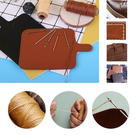 Leather Working Tools Leather Sewing Kit Leather Working Kit Leather Kit Leather Repair Kit Leather Craft Tools and Supplies Leather Sewing Tool Kit for DIY Crafts and Leather Repair 30 Pcs