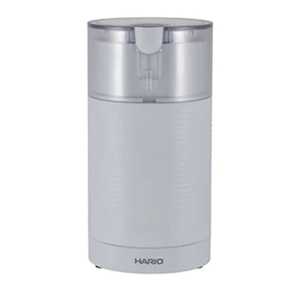 HARIO EMCS-5-W Coffee Mill, White, Electric Coffee Mill, Switch, 2.5 oz (70 g)