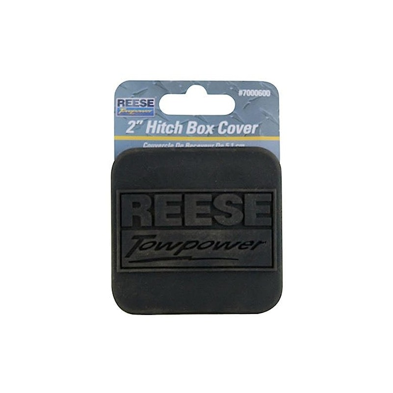 Reese Towpower 7000600 Receiver Tube Cover Black, 2 inch