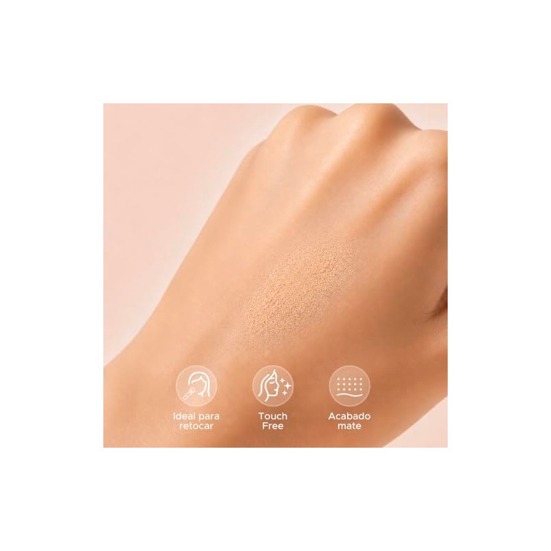 FOTOSUN UV100 Protector Solar Facial en Polvo con Brocha, Bloqueador