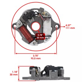 For Yamaha Stator for Yamaha PW50 Y-Zinger 1990-2000 Magneto / 4X4-85560-M1-0