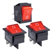 APIELE 3Pcs 2 Position Rocker Toggle Switch ON/Off AC 125V/20A