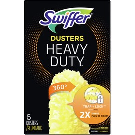 Swiffer® 360° Duster Refills, Yellow, 6 Refills Per Box, Carton of 4 Boxes