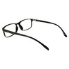 iB-iP Women's Retro Rectangular Thin Rim Leopard Clear Lens Glasses,