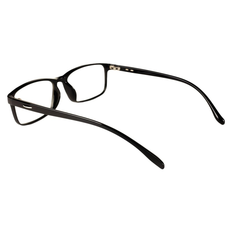 iB-iP Women's Retro Rectangular Thin Rim Leopard Clear Lens Glasses,