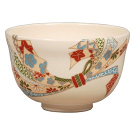 宮地 English Incense Matcha 碗 White Size: 12.4 Diameter x Height 7.8 cm 仁清 Bundles for Paper Box, 50-Pack