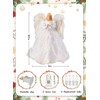 Christmas Tree Topper Angel with Lights, Xmas Tree Toppers Decorations