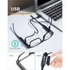 OKH Rechargeable Reading Glasses with Lights, Anti Blue Light Lens,